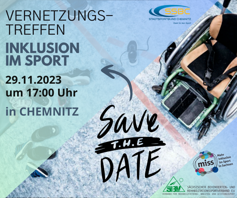 Lokales Vernetzungstreffen „Inklusion im Sport“ am 29.11.2023 in Chemnitz