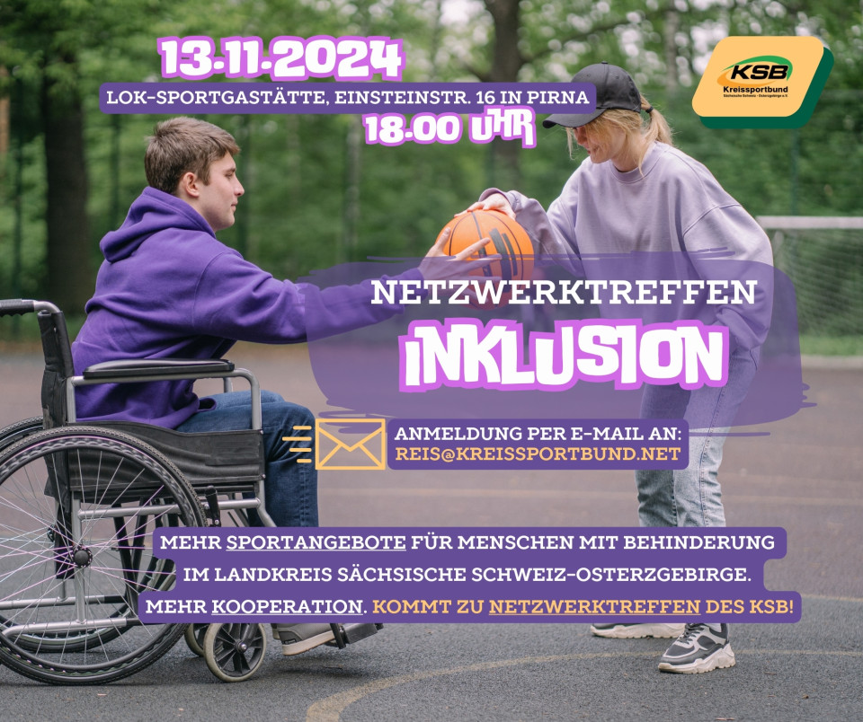 Auftakt für Netzwerktreffen Inklusion & Sport in Pirna