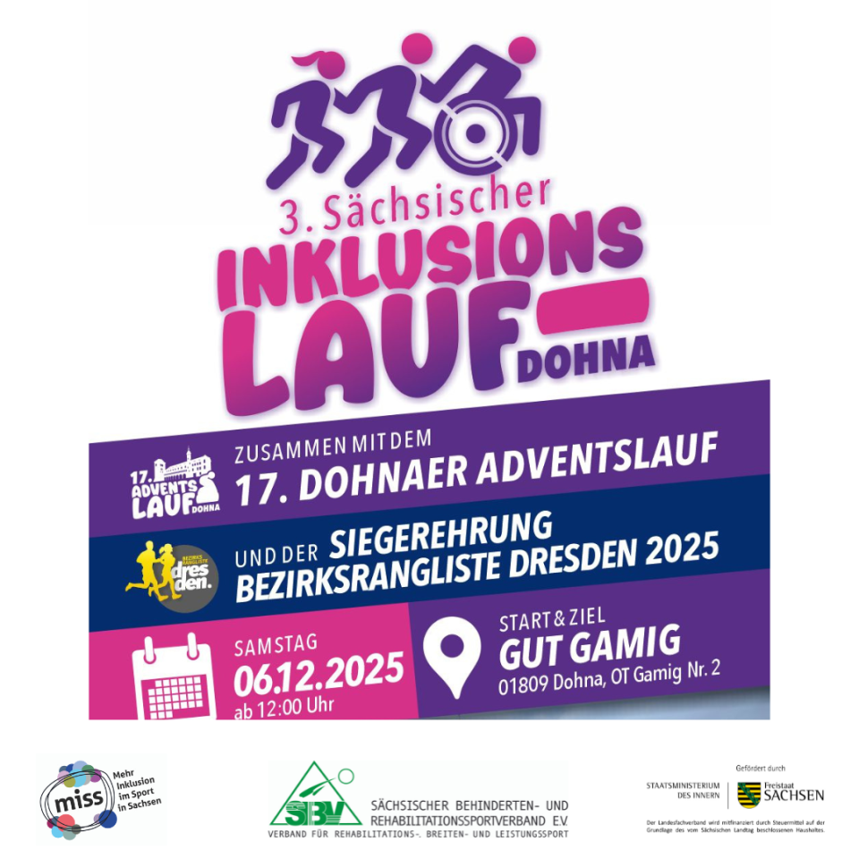 Flyer Inklusionslauf
